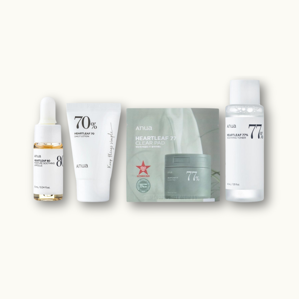 Anua - Heartleaf Soothing Trial Kit - Miniature Kit with Astragalus Extract
Korisma