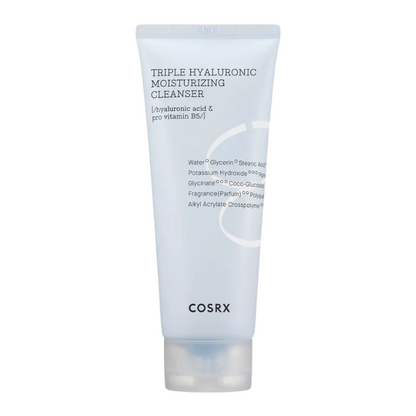 Cosrx Hydrium Triple Hyaluronic Moisture Cleanser - Korisma