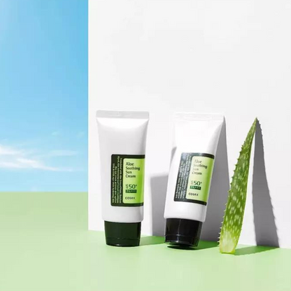 Aloe Soothing Sun Cream SPF50+/PA+++ - Moisturizing Sunscreen